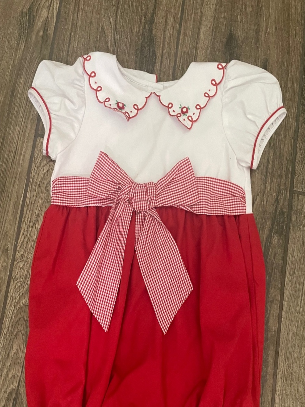 Proper Peony Girls Christmas Bubble 24mo
